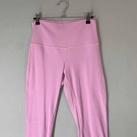Lululemon Women Leggings 8 Pink Lilac High Rise Active Full Length Yoga 28 - Picture 2 of 10
